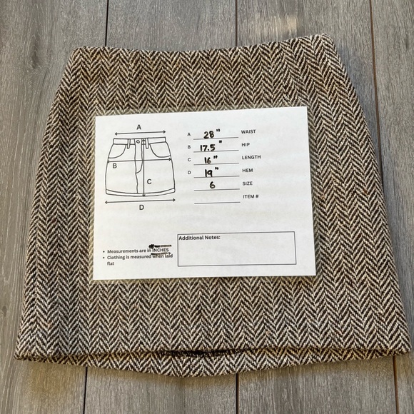 GAP PREMIUM timeless classic tailored wool A line skirt size 6 EUC - Picture 8 of 8